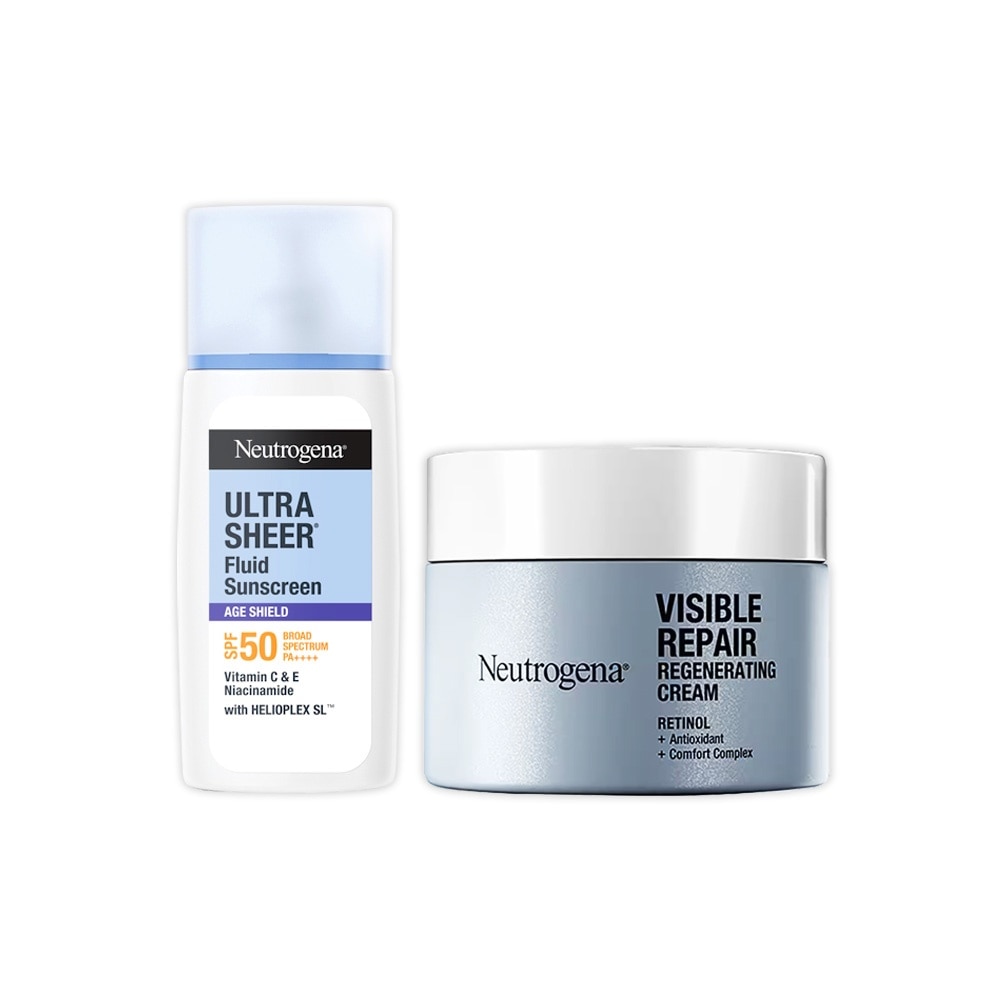 Sunscreen + Repair Cream Bundle Set 1s