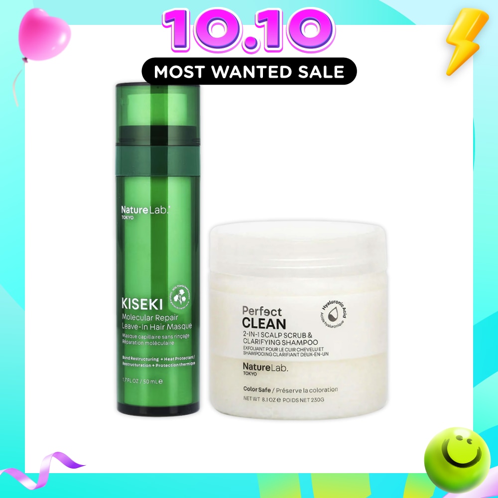 Perfect Clean Shampoo + Repair Hair Mask Bundle Set 1s image