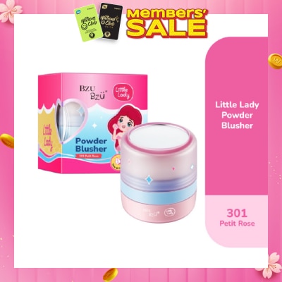 BZU BZU Little Lady Powder Blusher 301 Petit Rose 4g