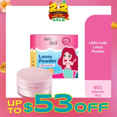 BZU BZU Little Lady Loose Powder 601 Shimmer Diva 66g