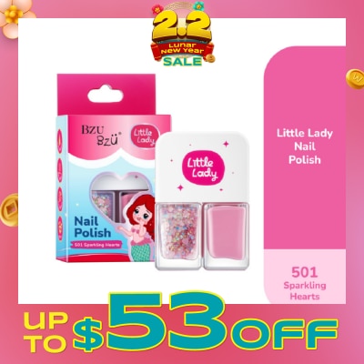 BZU BZU Little Lady Nail Polish 501 Sparkling Hearts 70g