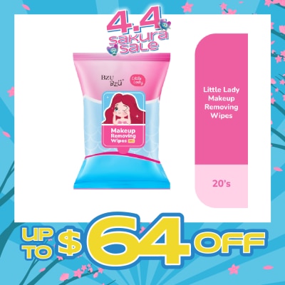 BZU BZU - Little Lady Makeup Removing Wipes 20s