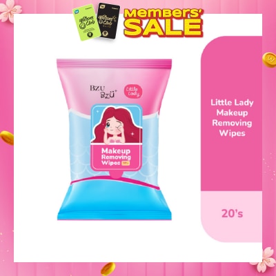 BZU BZU Little Lady Makeup Removing Wipes 20s