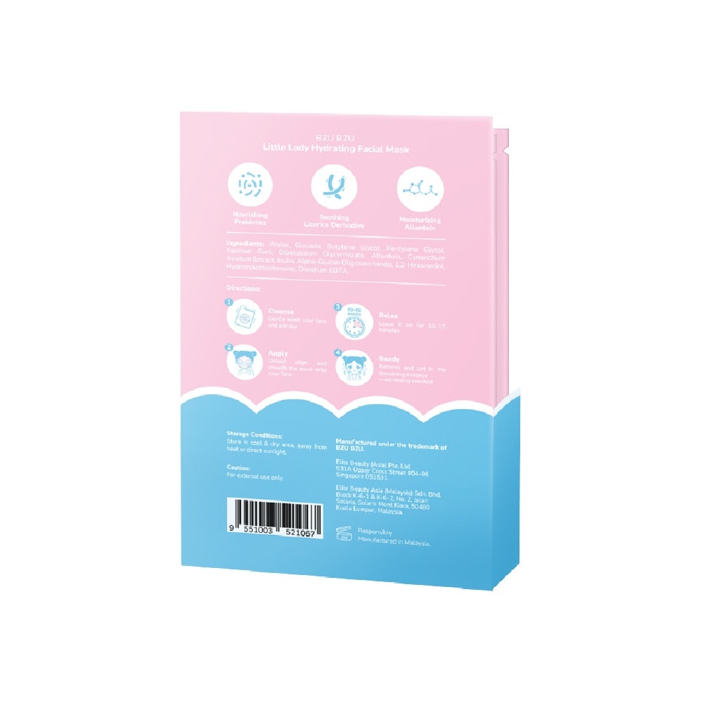 Little Lady Hydrating Facial Mask 3s
