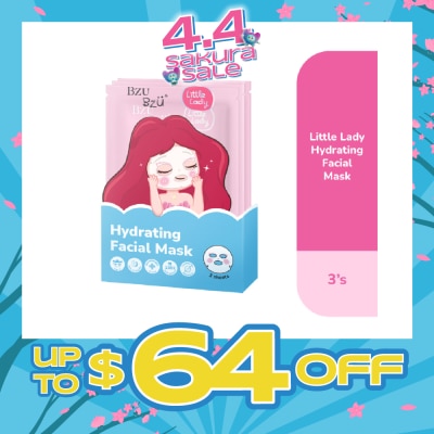 BZU BZU - Little Lady Hydrating Facial Mask 3s