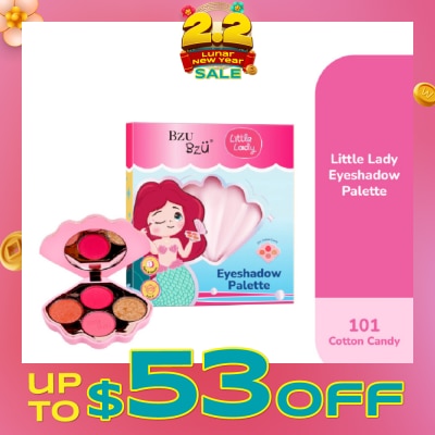 BZU BZU Little Lady Eyeshadow Palette 101 Cotton Candy 60g
