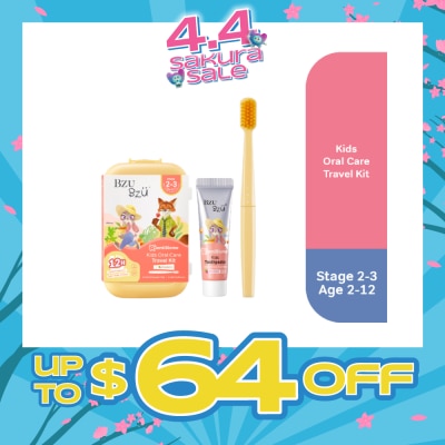 BZU BZU - DentiBiome Zootopia Kids Oral Care Travel Kit consist Toothbrush 1s + Strawberry Toothpaste 1s
