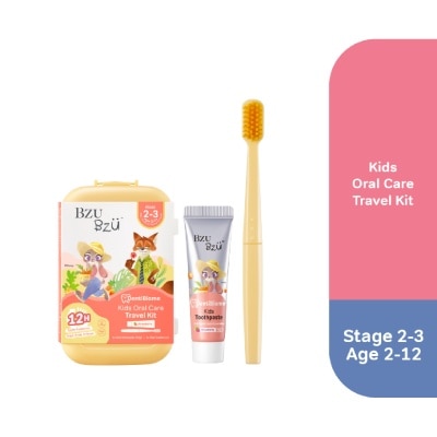 BZU BZU - DentiBiome Zootopia Kids Oral Care Travel Kit consist Toothbrush 1s + Strawberry Toothpaste 1s