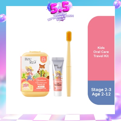 BZU BZU - DentiBiome Zootopia Kids Oral Care Travel Kit consist Toothbrush 1s + Strawberry Toothpaste 1s