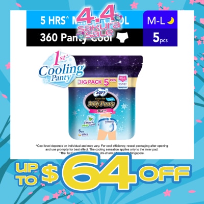 SOFY - Comfort Nite 360 Panty M-L Cool For Heavy Flow 5s