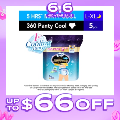 SOFY - Comfort Nite 360 Panty L-XL Cool For Heavy Flow 5s
