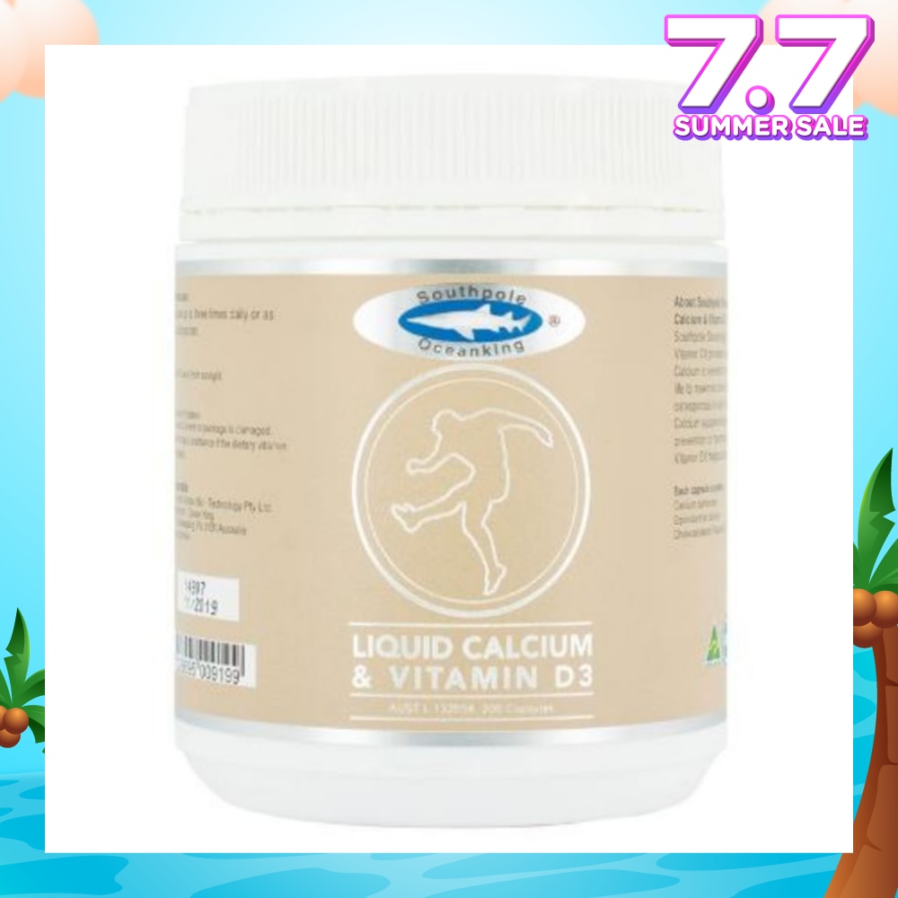Southpole Ocean King Liquid Calcium & Vitamin D3 200s