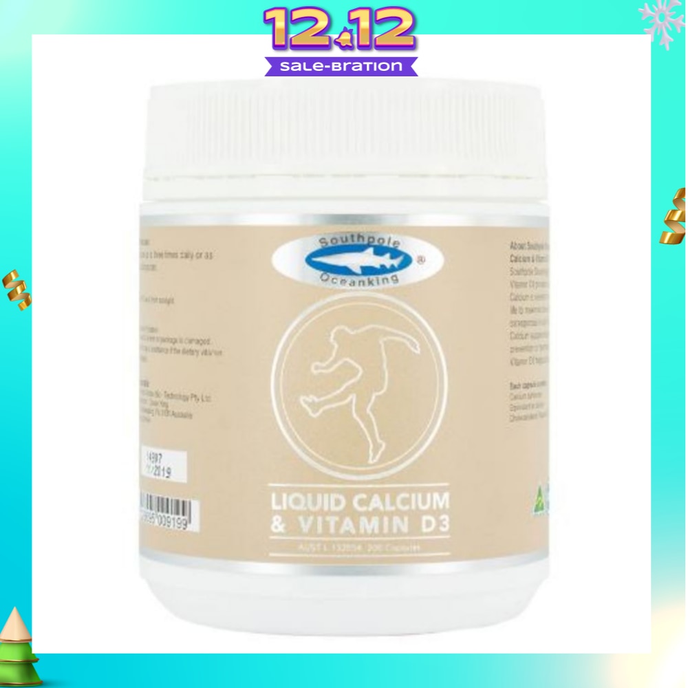 Southpole Ocean King Liquid Calcium & Vitamin D3 200s
