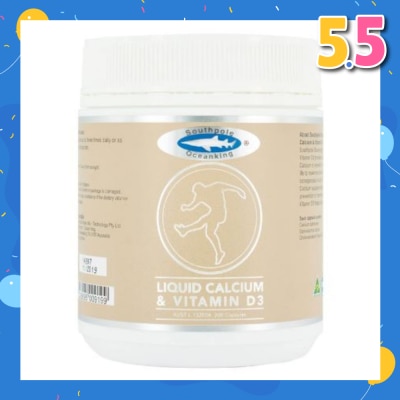 SOUTHPOLE OCEAN KING Southpole Ocean King Liquid Calcium & Vitamin D3 200s