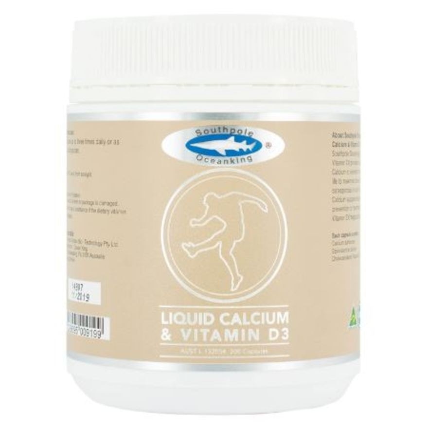 Southpole Ocean King Liquid Calcium & Vitamin D3 200s