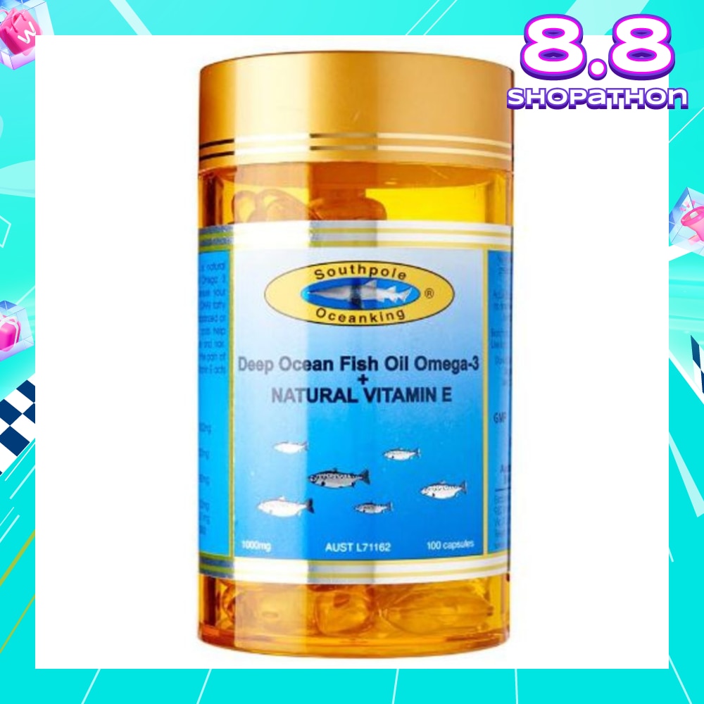 Southpole Ocean King Deep Ocean Fish Oil Omega-3 + Natural Vitamin E 100s