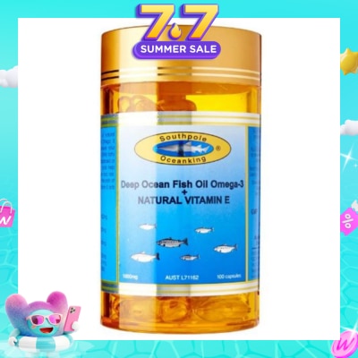 OCEAN KING - Deep Ocean Fish Oil Omega-3 + Natural Vitamin E 100s
