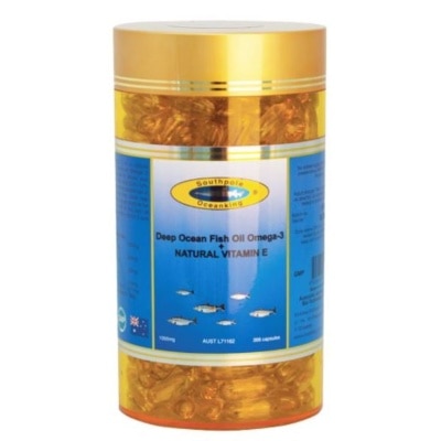 SOUTHPOLE OCEAN KING Southpole Ocean KingDeep Ocean Fish Oil Omega-3 + Natural Vitamin E 366s