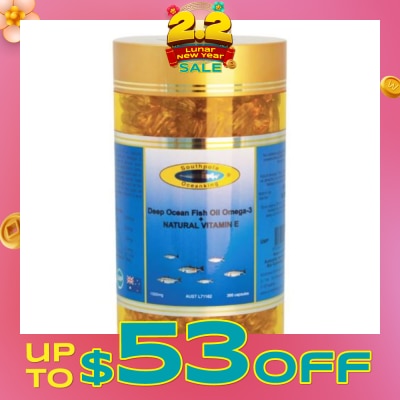 SOUTHPOLE OCEAN KING Southpole Ocean KingDeep Ocean Fish Oil Omega-3 + Natural Vitamin E 366s