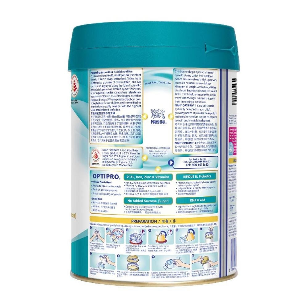 Nestle Nan Optipro Stage 4 premium milk 850g