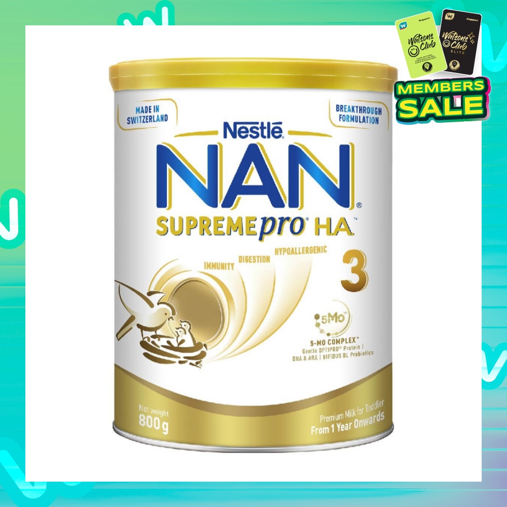SupremePro H.A. Stage 3 Growing-Up Milk (From 1 year Onward) 800g
