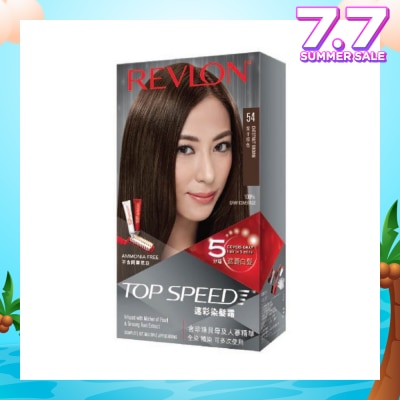 REVLON Top Speed Hair Color 54 (Chestnut Brown) 1 Box
