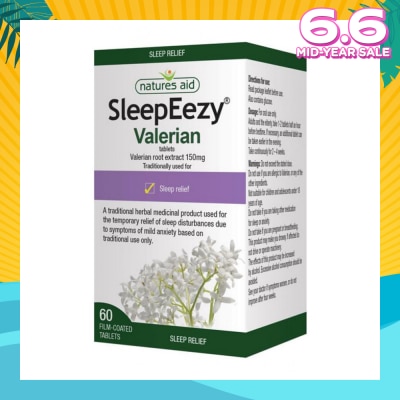 NATURES AID SleepEezy (Valerian) 150mg 60s