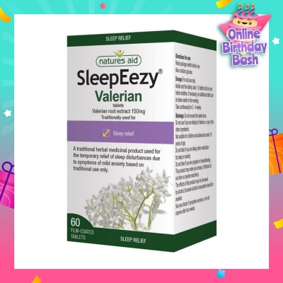 NATURES AID SleepEezy (Valerian) 150mg 60s