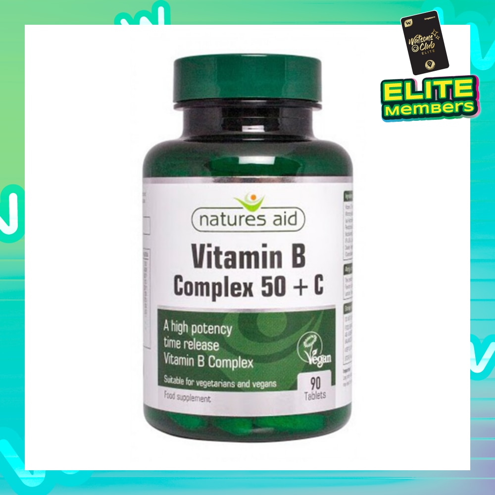 Vitamin B Complex + Vitamin C (High Potency) 90s