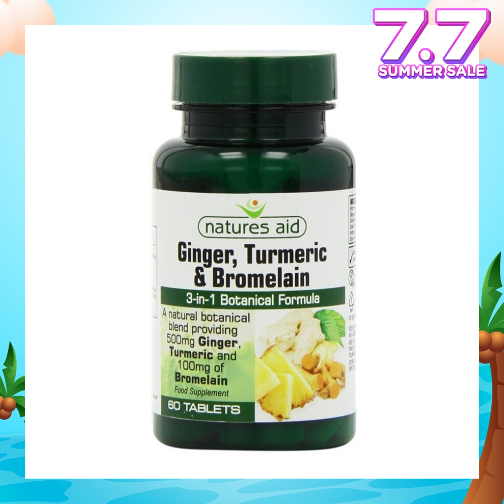 Ginger Turmeric Bromelain 60s