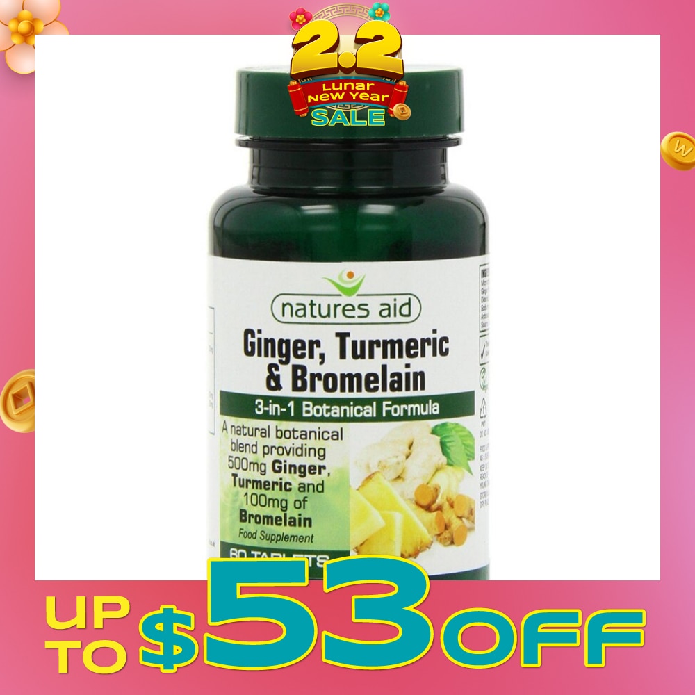 Ginger Turmeric Bromelain 60s