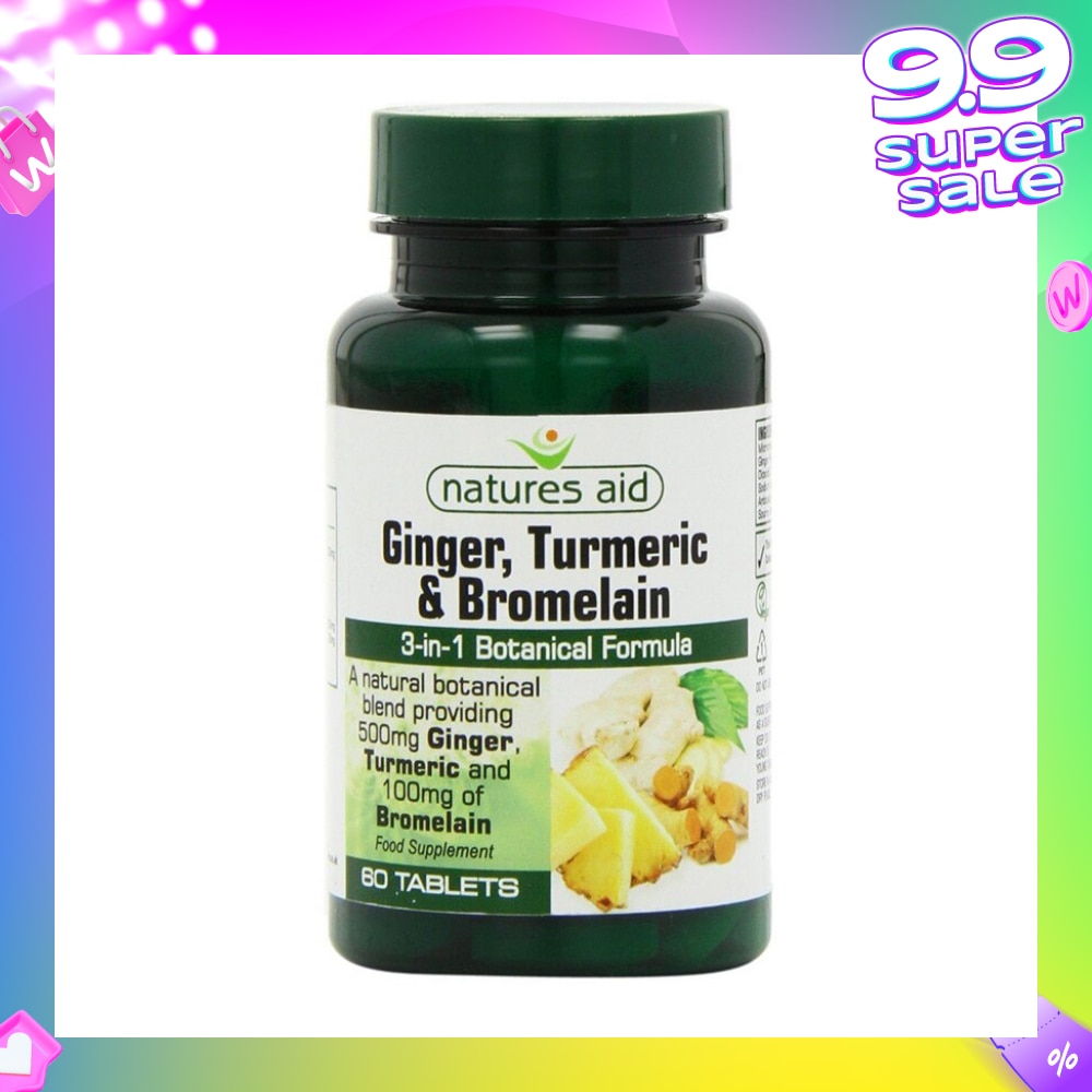 Ginger Turmeric Bromelain 60s