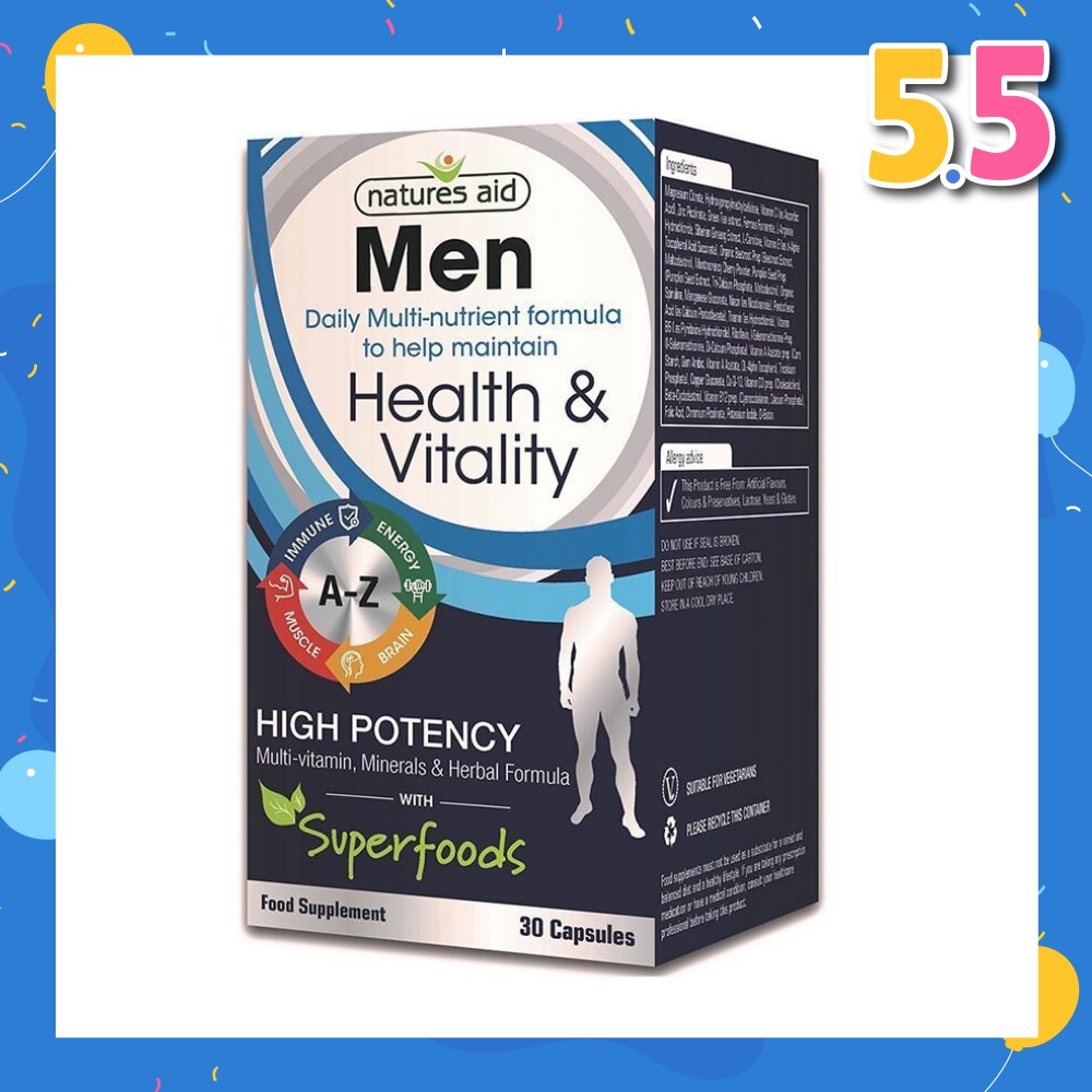 Mens Multivitamins Minerals 30s