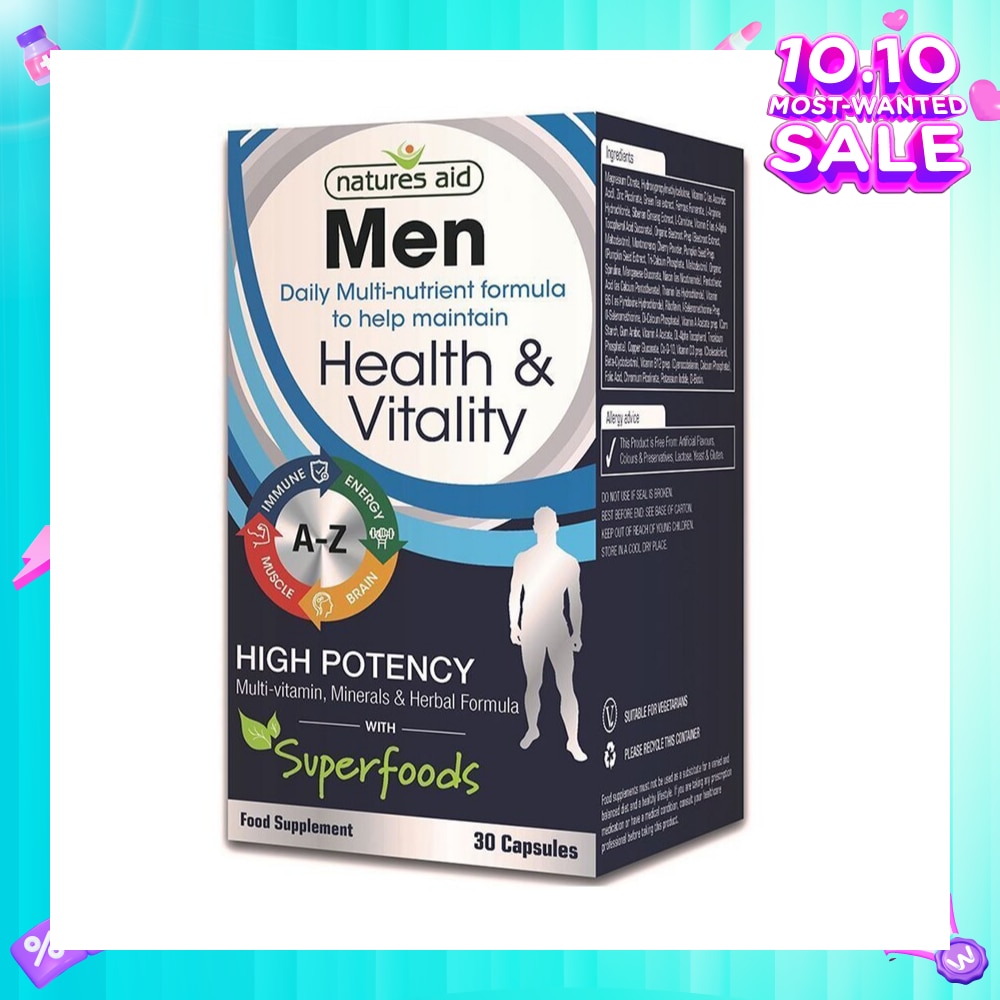Mens Multivitamins Minerals 30s