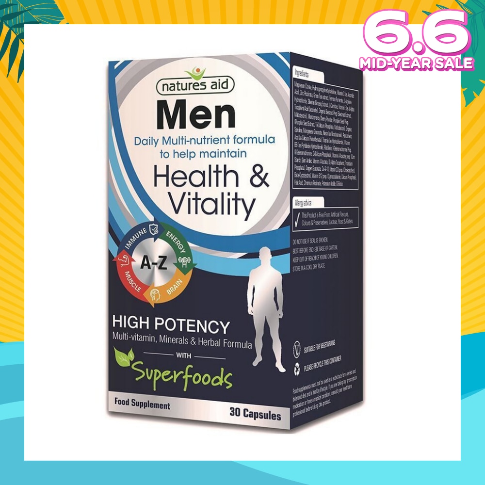 Mens Multivitamins Minerals 30s