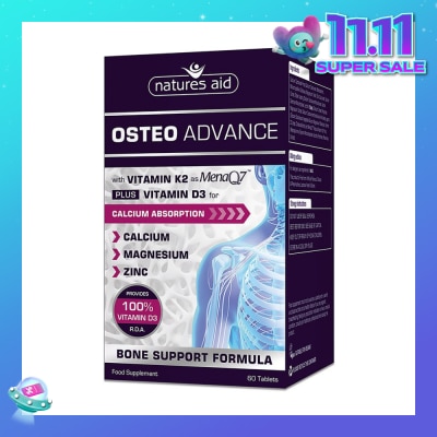 NATURES AID Osteo Advance (Bone Support Formula) 60s