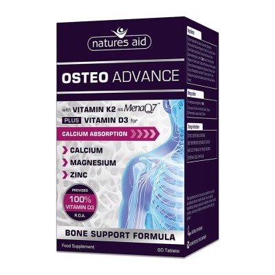 NATURES AID Osteo Advance (Bone Support Formula) 60s