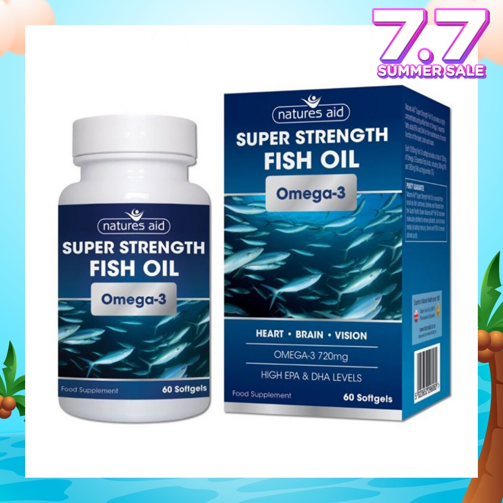 Super Strength Fish Oil Omega-3 Softgel 60s (Expiry: Jan`2026)