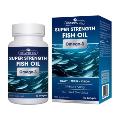 NATURES AID Omega-3 (Super Strength) 60s