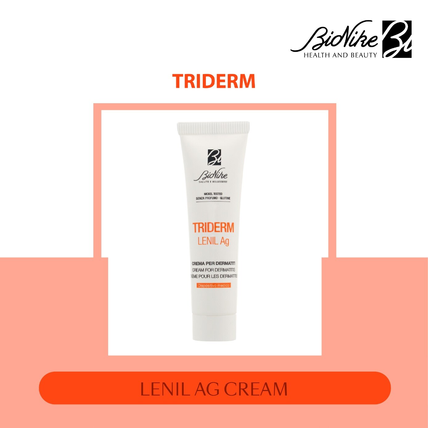 Crème Révolution β-1789 80g BIONIKE Triderm Lenil Ag Cream for Dermatitis 30ml | Derma Skin