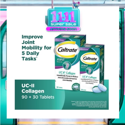 CALTRATE Joint Health UC II Collagen Tablet 90+30s (Expiry: Jul`2027) image