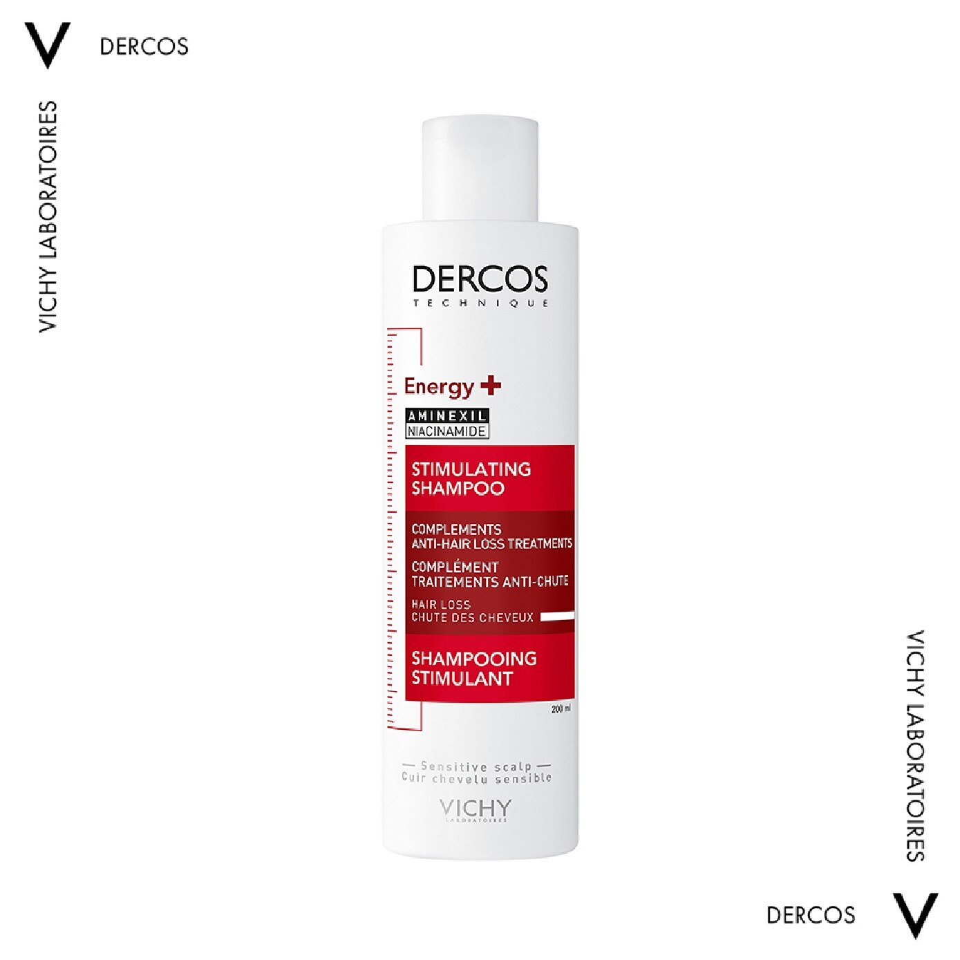 VICHY DERCOS Dercos Energising Shampoo 200ml | First Aid | Watsons