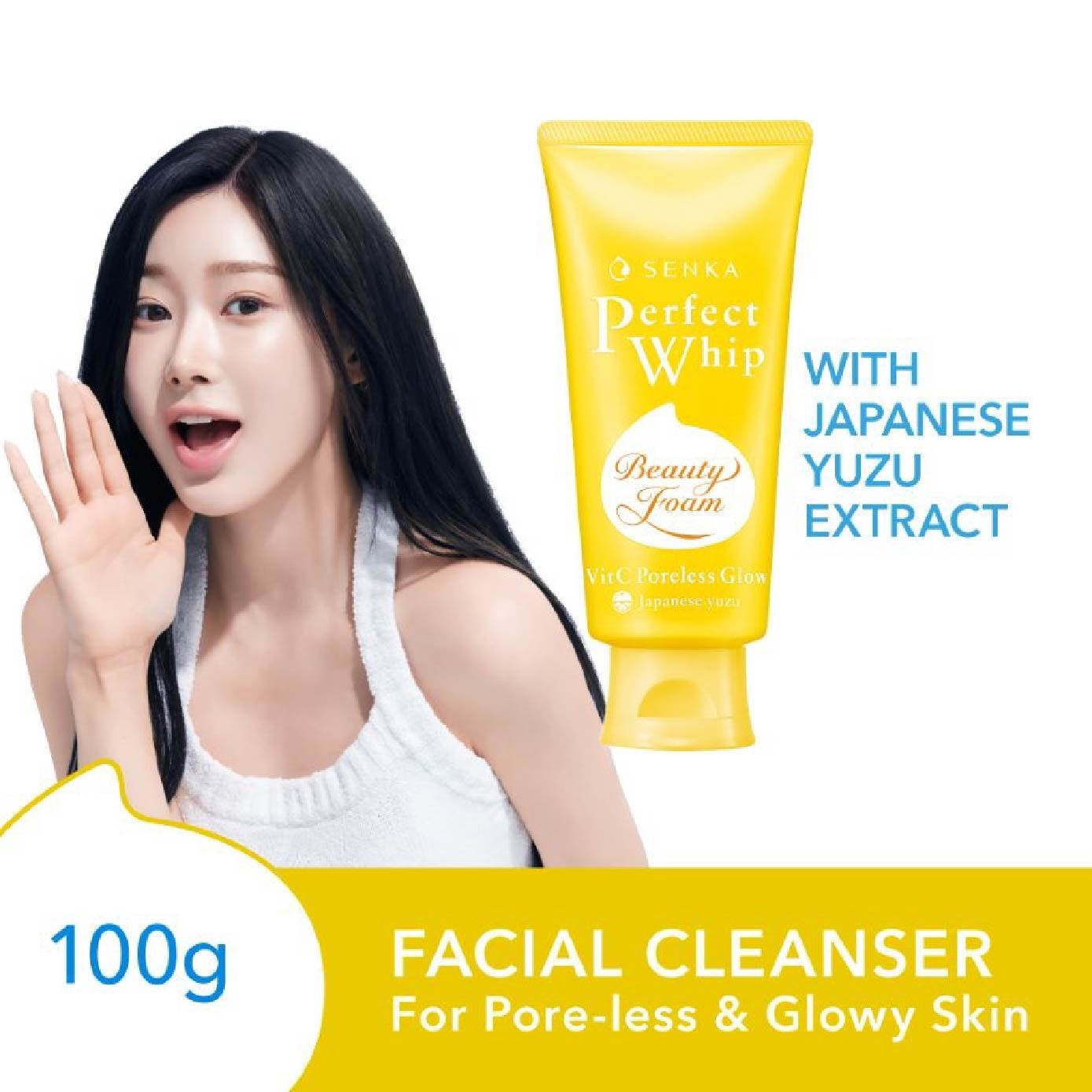 SENKA Perfect Whip Vitamin-C Poreless Glow 100g | Face | Watsons