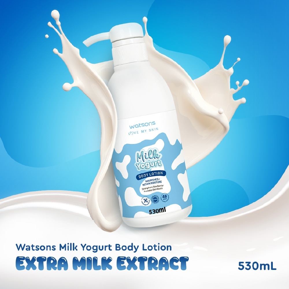 WATSONS Milk Yogurt Body Lotion Extra Milk Extract 530ml | Body