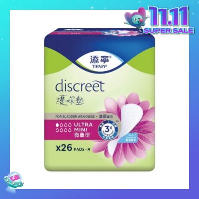 TENA TENA Discreet Ultra Mini Incontinence pad 26s