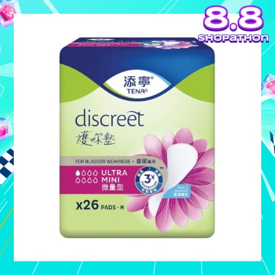 TENA TENA Discreet Ultra Mini Incontinence pad 26s