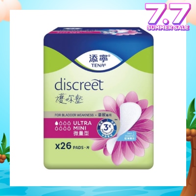TENA TENA Discreet Ultra Mini Incontinence pad 26s