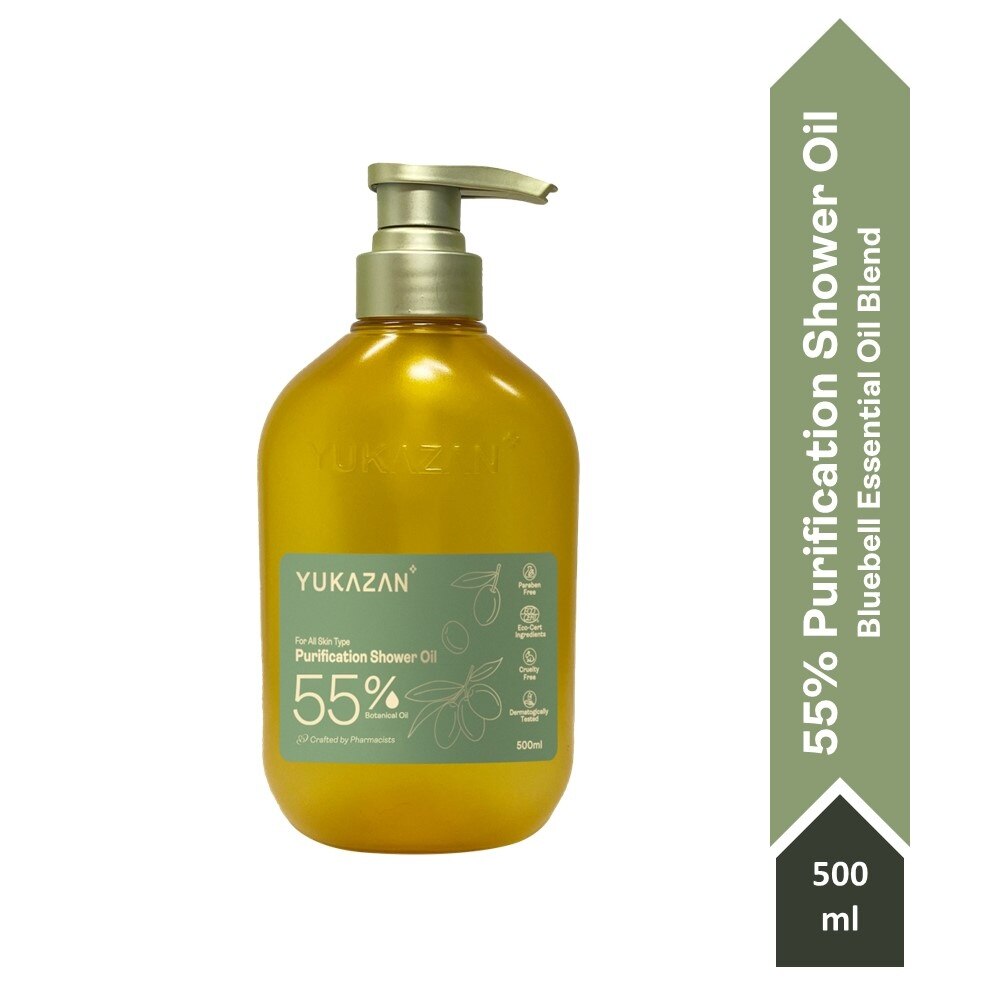 YUKAZAN 55% Purification Bluebell Shower Oil (To Maintain Healthy