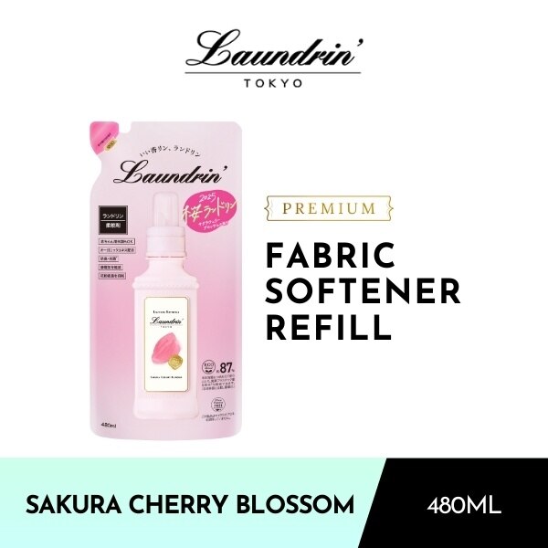 LAUNDRIN Laundry Fabric Softener Sakura Cherry Blossom Refill