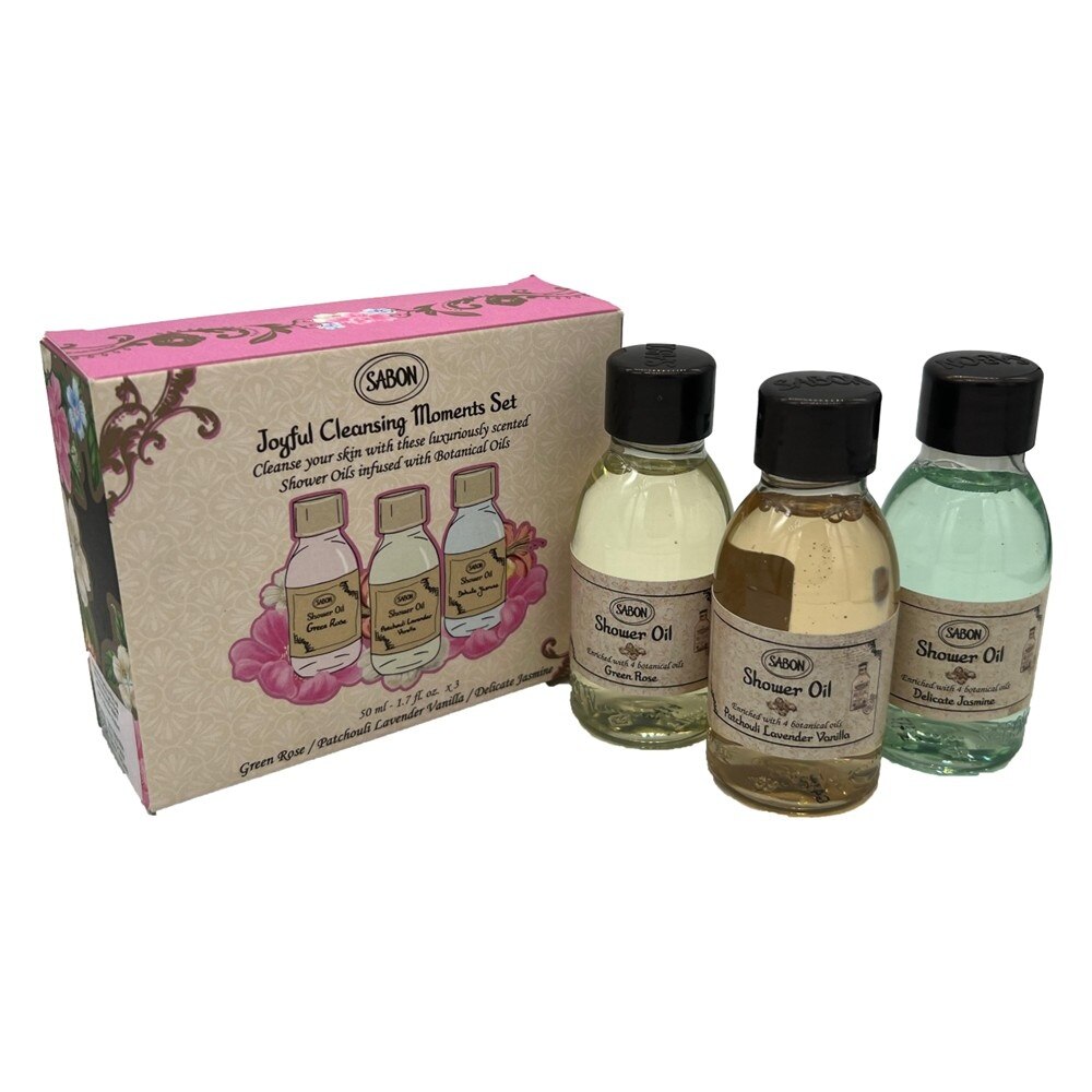 SABON Joyful Cleansing Moments Shower Oil Set 50ml x 3s | Body